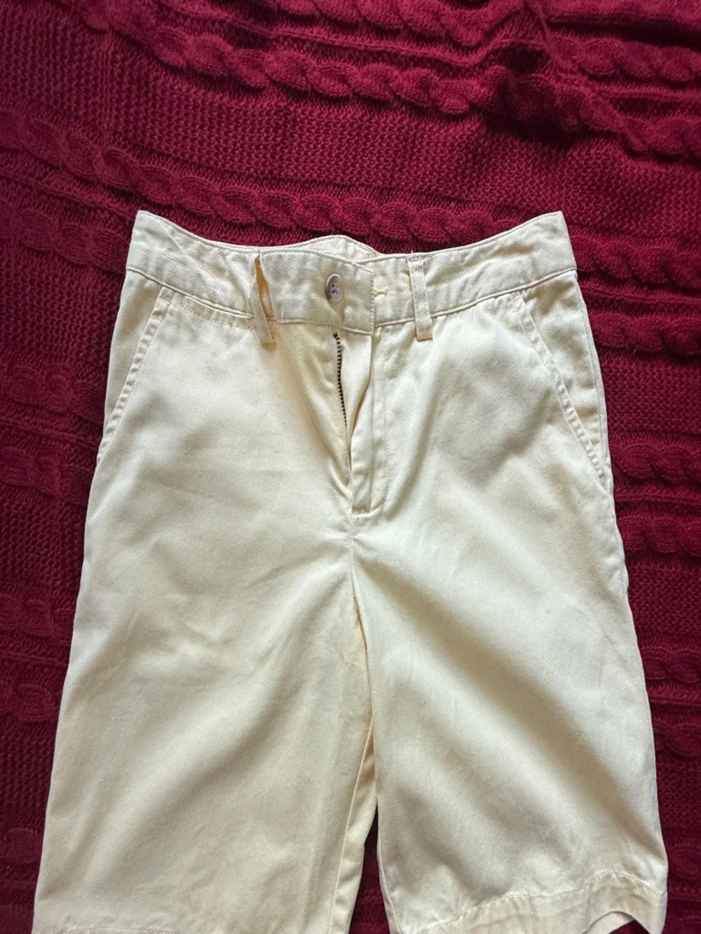 Polo Ralph Lauren Yellow Chino Shorts Size 14 | Classic‎ Prep Summer Shorts